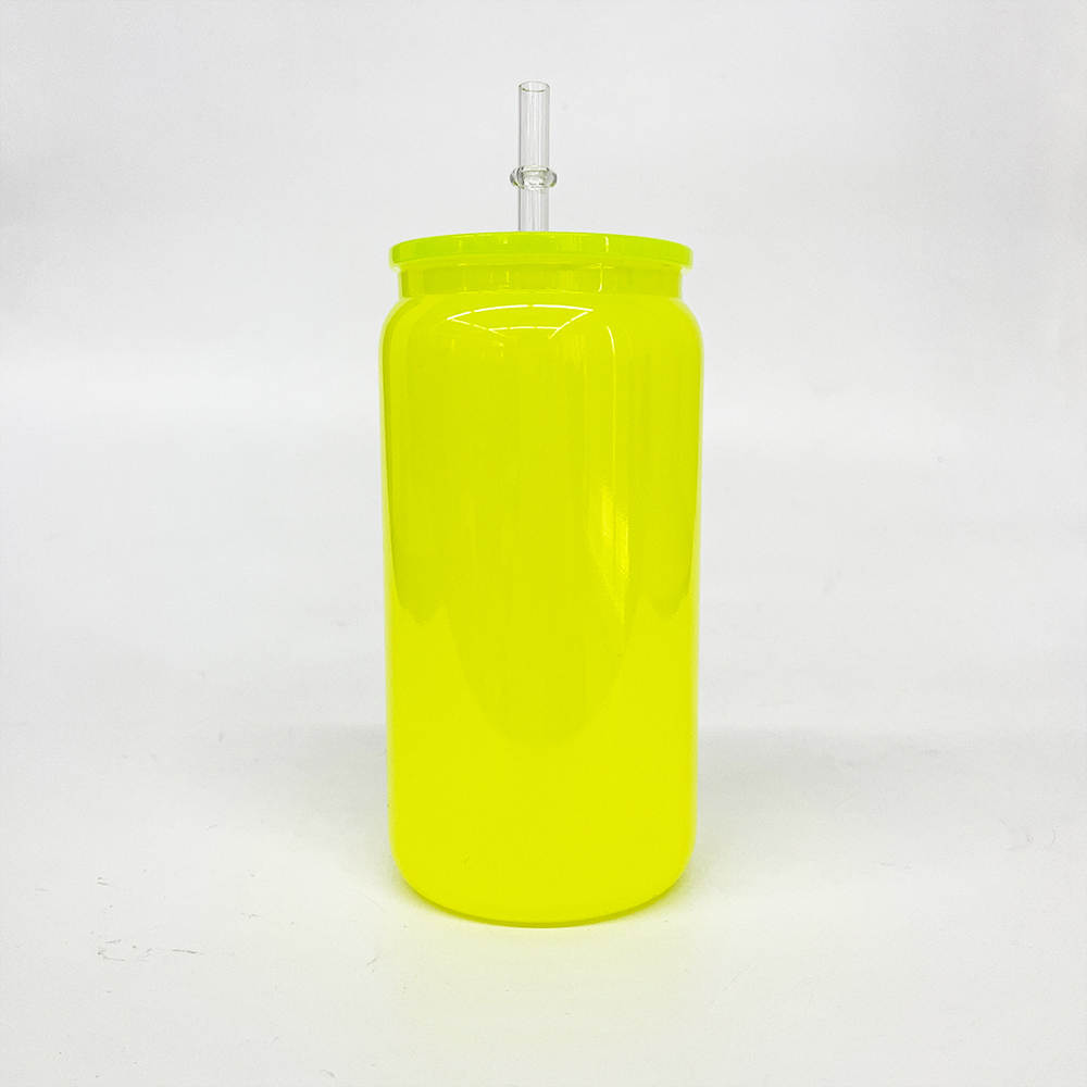 16oz Colored Glass Sublimation Tumbler