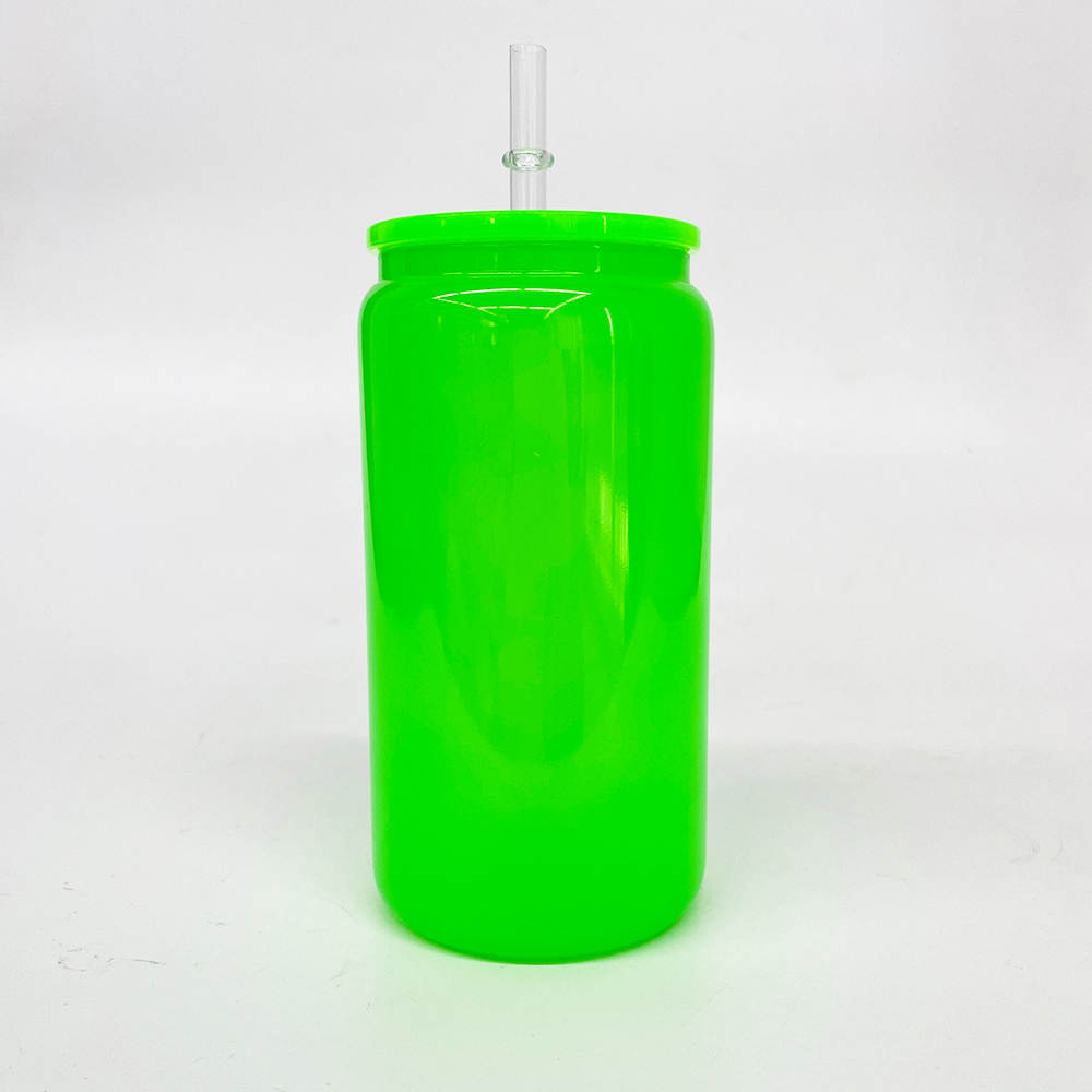 16oz Colored Glass Sublimation Tumbler